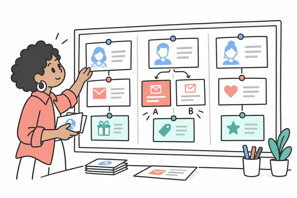A campaign planner matching customer segments with loyalty rewards and alternative messages.